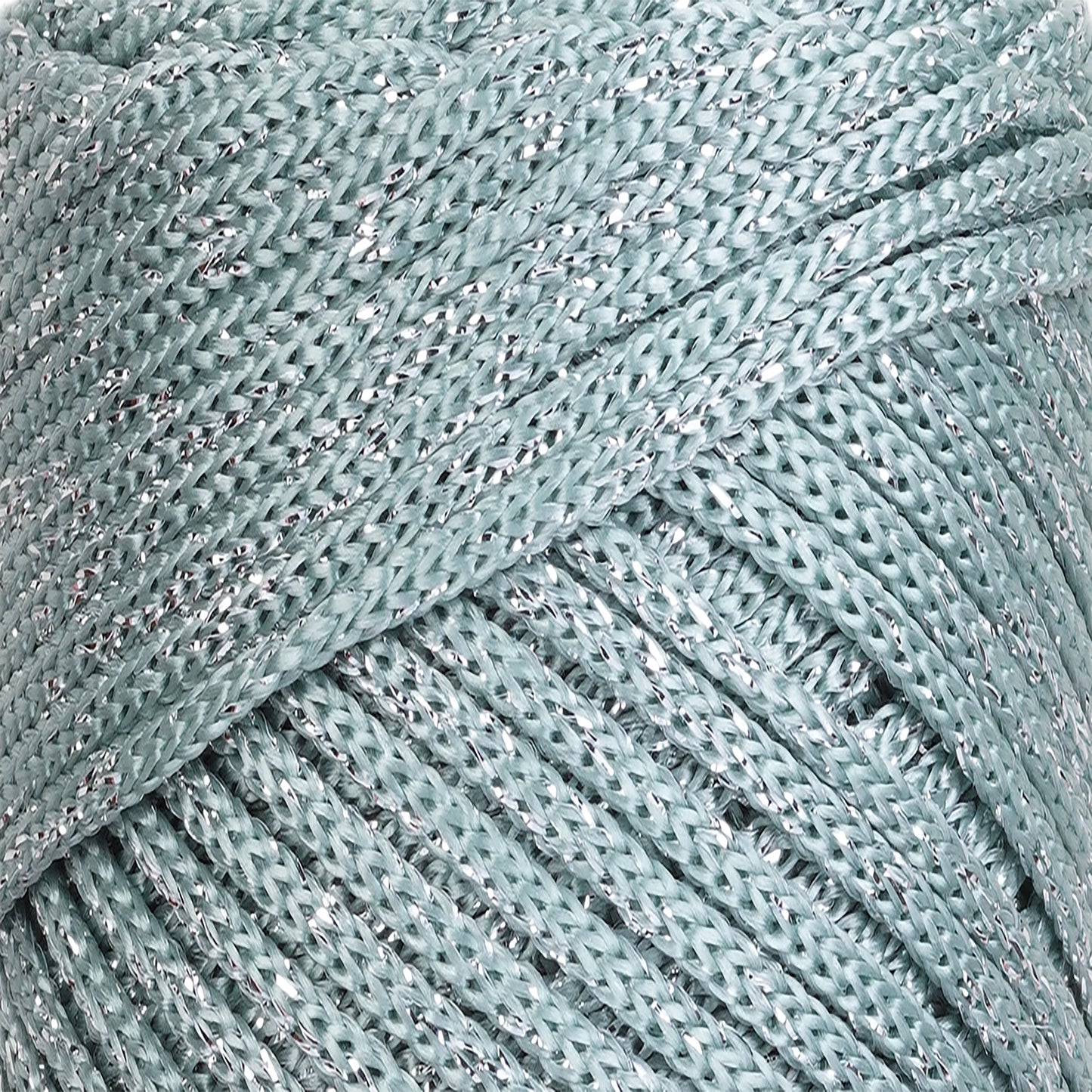 Sparkle Polyester Macrame Cord 2mm x 250 yards (750 feet) - Crepe Green Sparkle