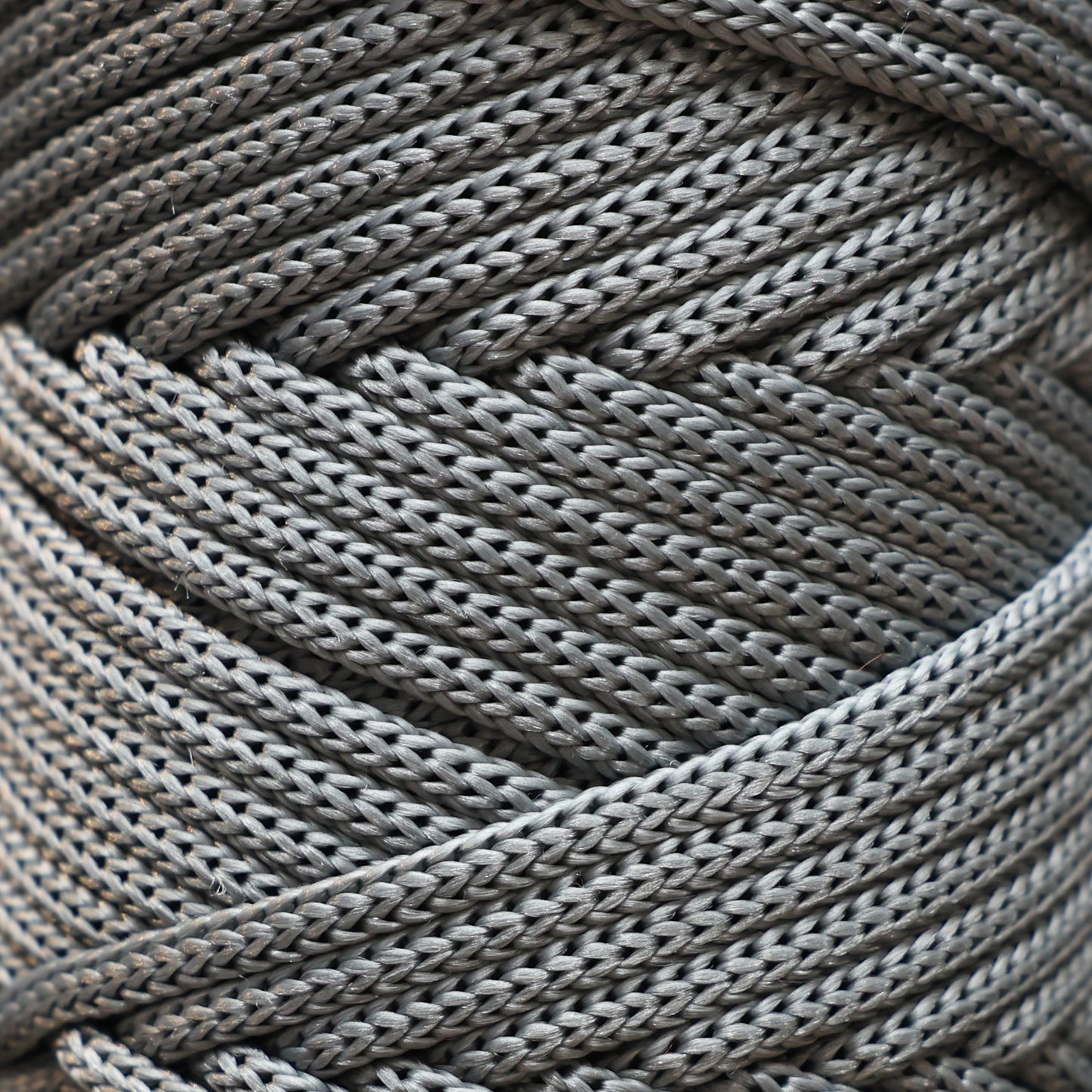 Polyester Macrame Cord 5mm x 104 Yards (311 feet) Polypropylene - Grey