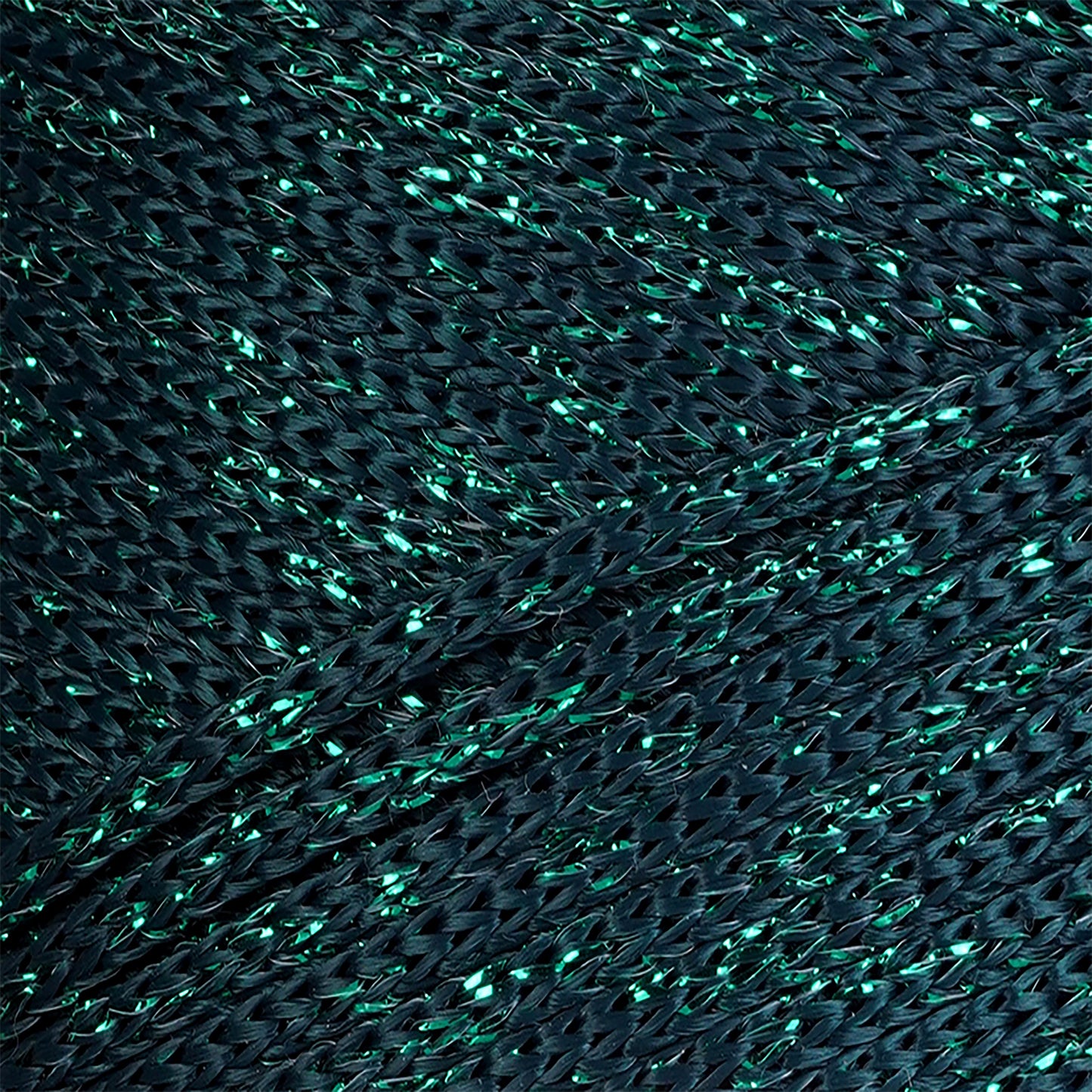 Sparkle Polyester Macrame Cord 2mm x 250 yards (750 feet) - Forest Green Sparkle