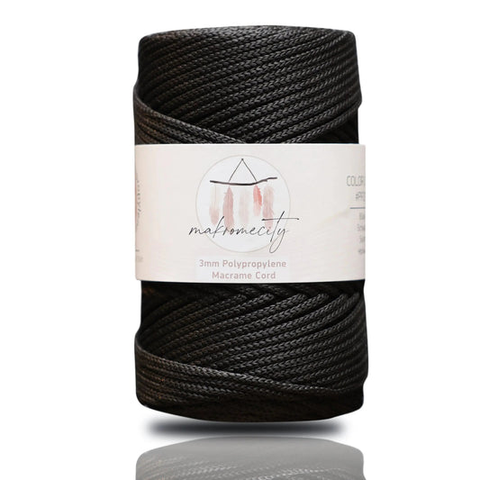 3mm x 131 Yards (394 feet) Polyester Macrame Cord Polypropylene