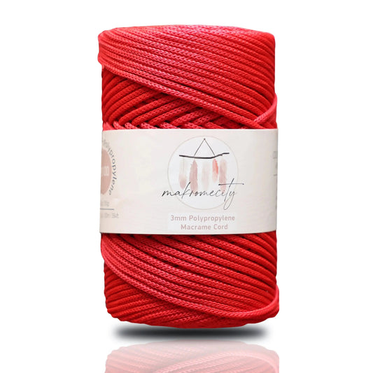 3mm x 131 Yards (394 feet) Polyester Macrame Cord Polypropylene
