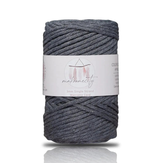 3mm x 109 Yards (328 feet) Single Strand Macrame Cord