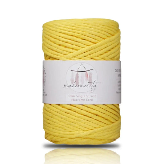 3mm x 109 Yards (328 feet) Single Strand Macrame Cord