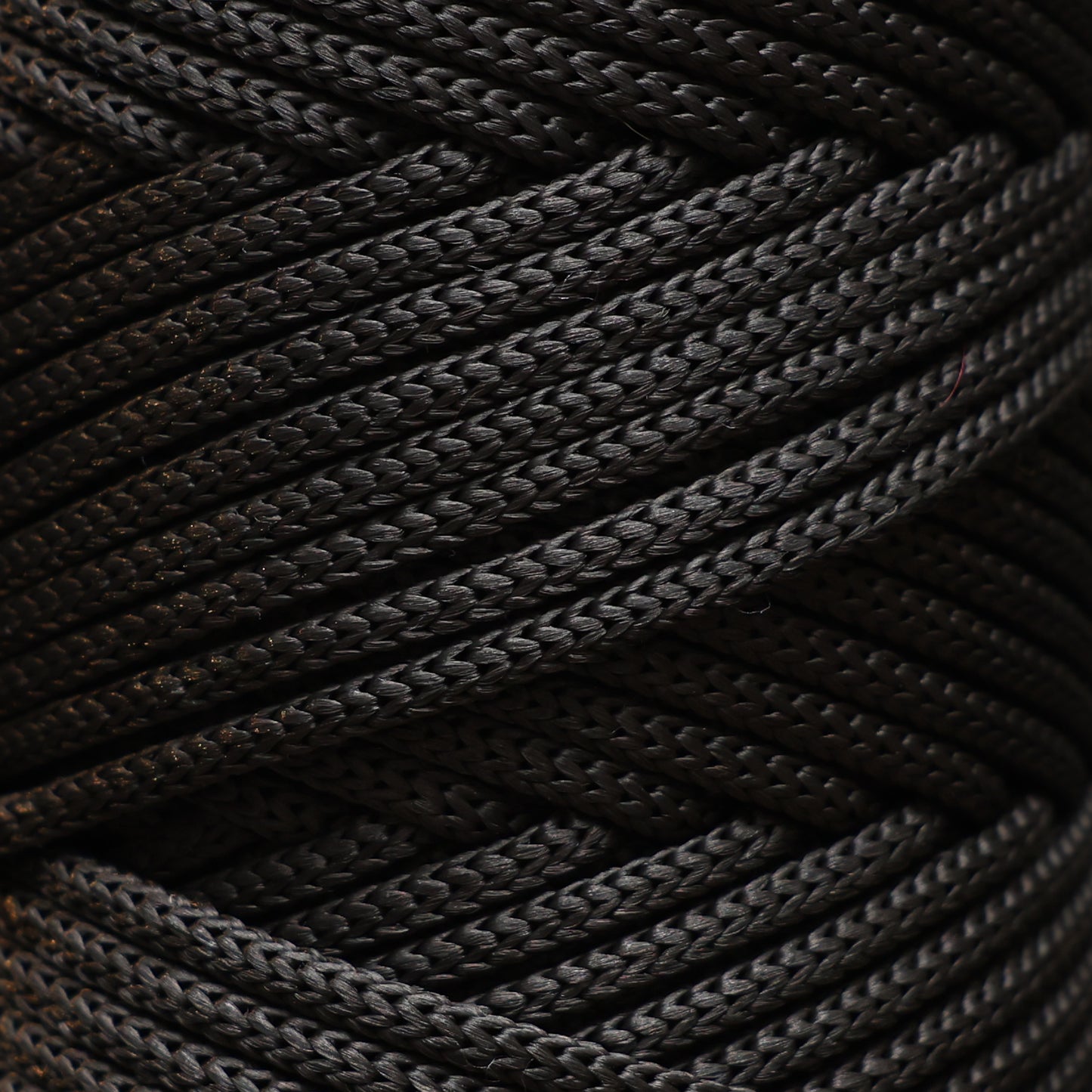 Polyester Macrame Cord 5mm x 104 Yards (311 feet) Polypropylene - Black