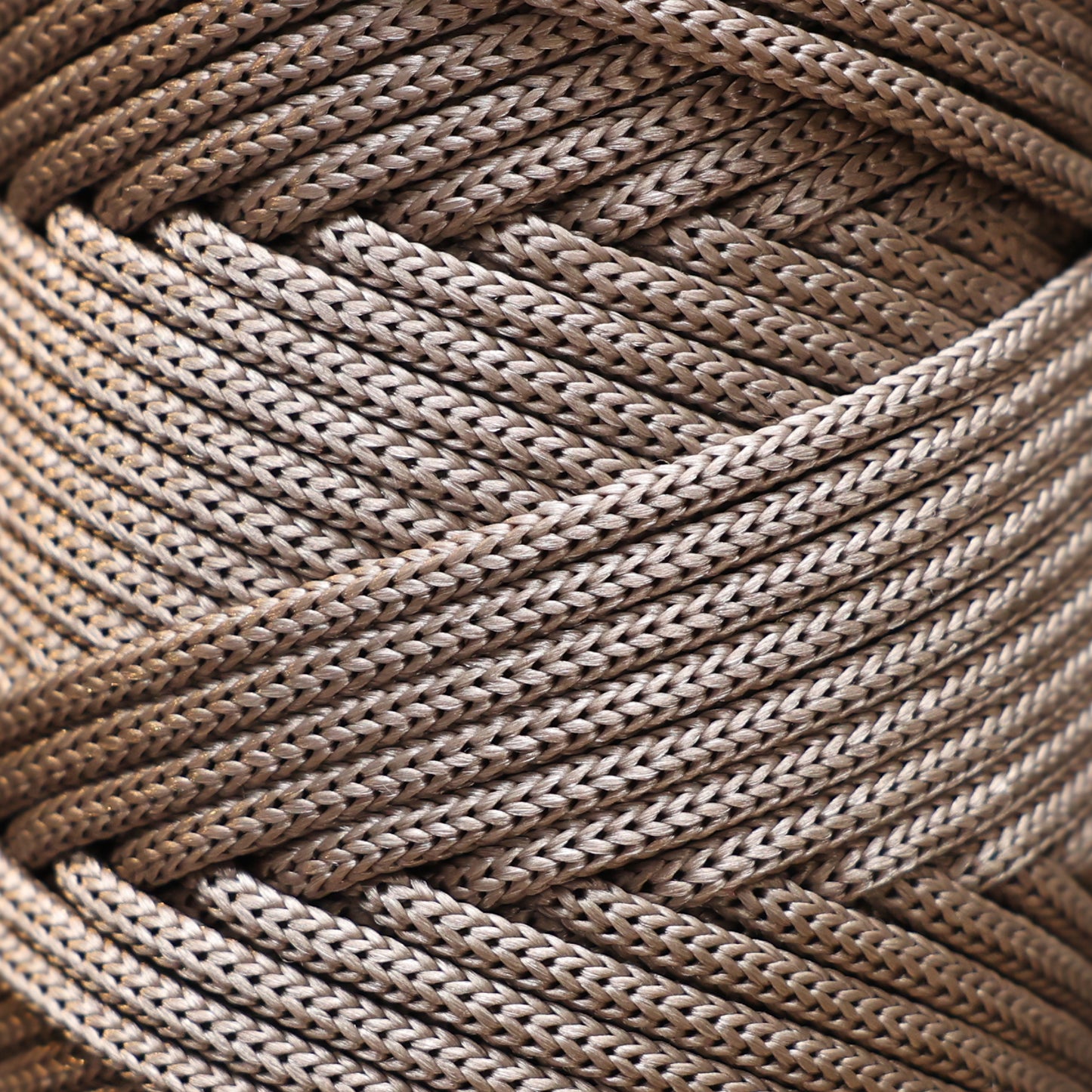 Polyester Macrame Cord 5mm x 104 Yards (311 feet) Polypropylene - Mink
