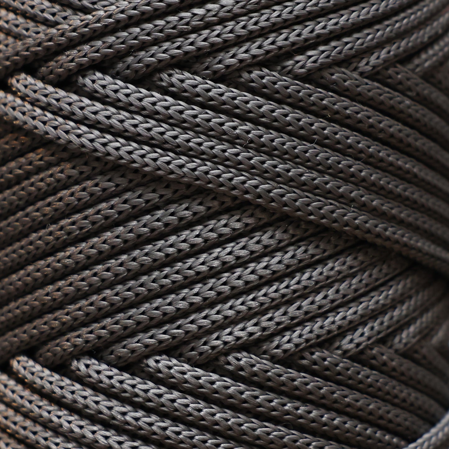 Polyester Macrame Cord 5mm x 104 Yards (311 feet) Polypropylene - Anthracite