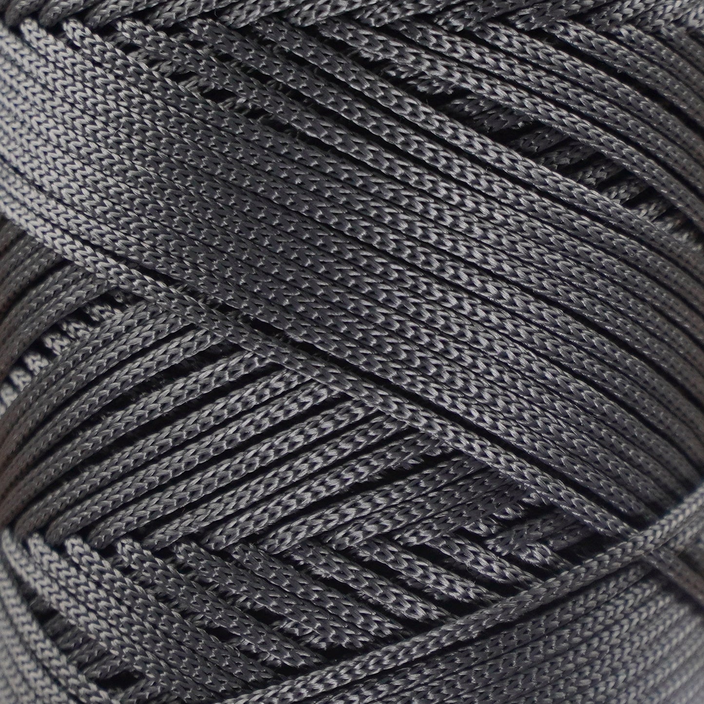 Polyester Macrame Cord 2mm x 250 yards (750 feet)  - Anthracite