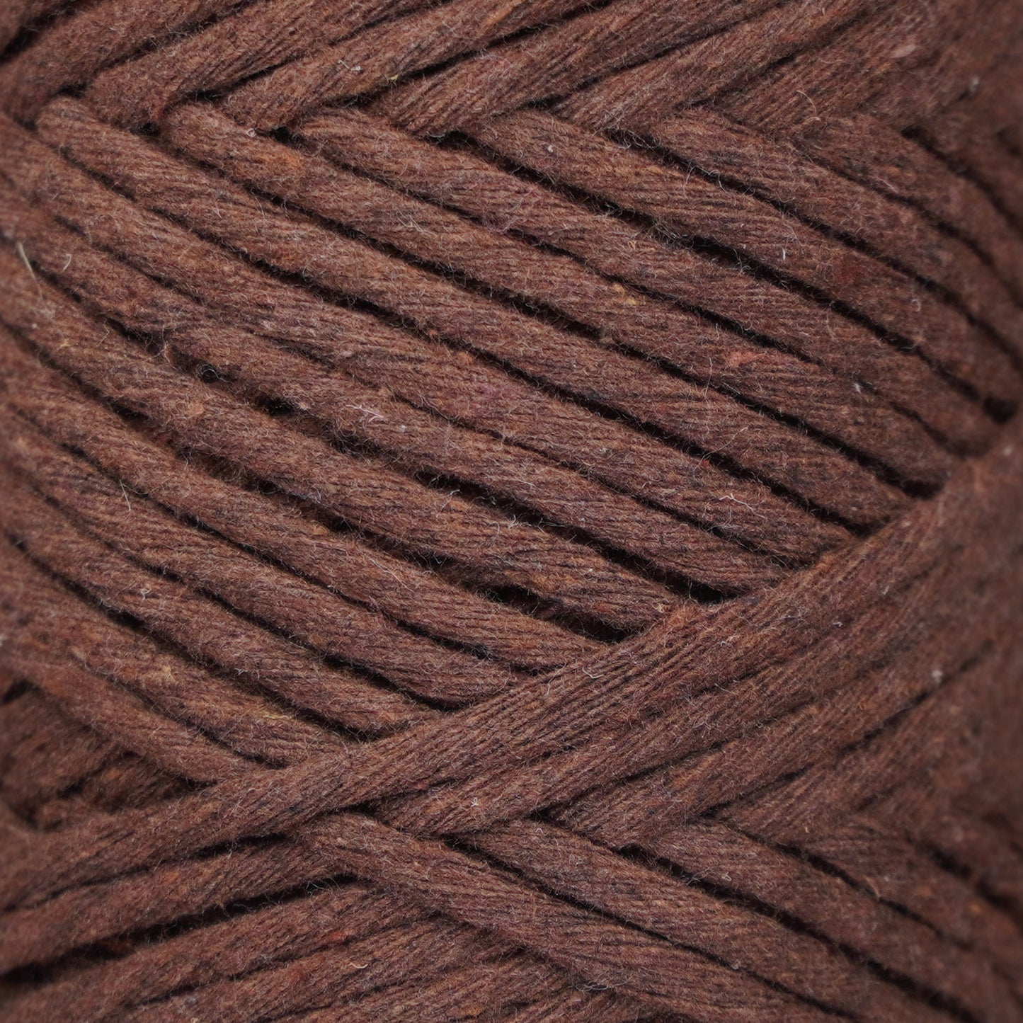 Single Strand Macrame Cord 3 mm x 109 Yards (328 feet) - Bitter Coffee