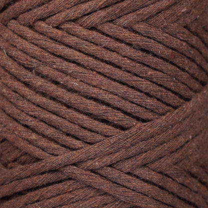 Single Strand Macrame Cord 3 mm x 109 Yards (328 feet) - Bitter Coffee