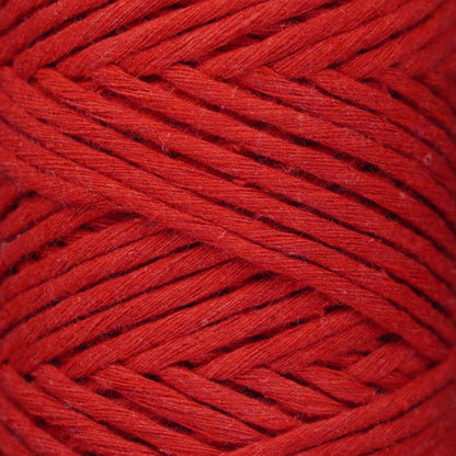 Single Strand Macrame Cord 3 mm x 109 Yards (328 feet) - Red