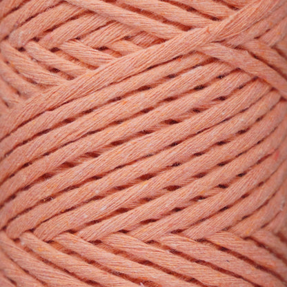 Single Strand Macrame Cord 3 mm x 109 Yards (328 feet) - Salmon Pink