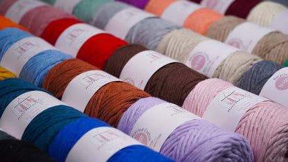 Single Strand Macrame Cord 3 mm x 109 Yards (328 feet) - Sax Blue